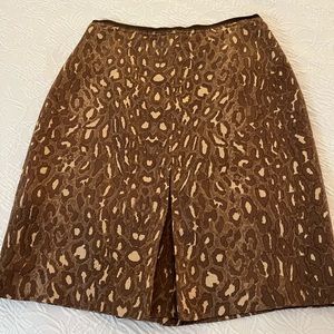 Vintage animal print skirt